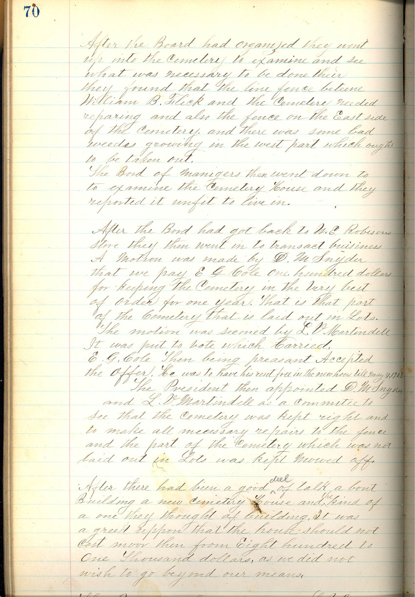 minute book